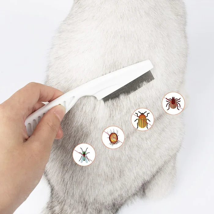 5 Pieces Multifunctional Pet Hair Comb Flea and Tear Stain Removal
