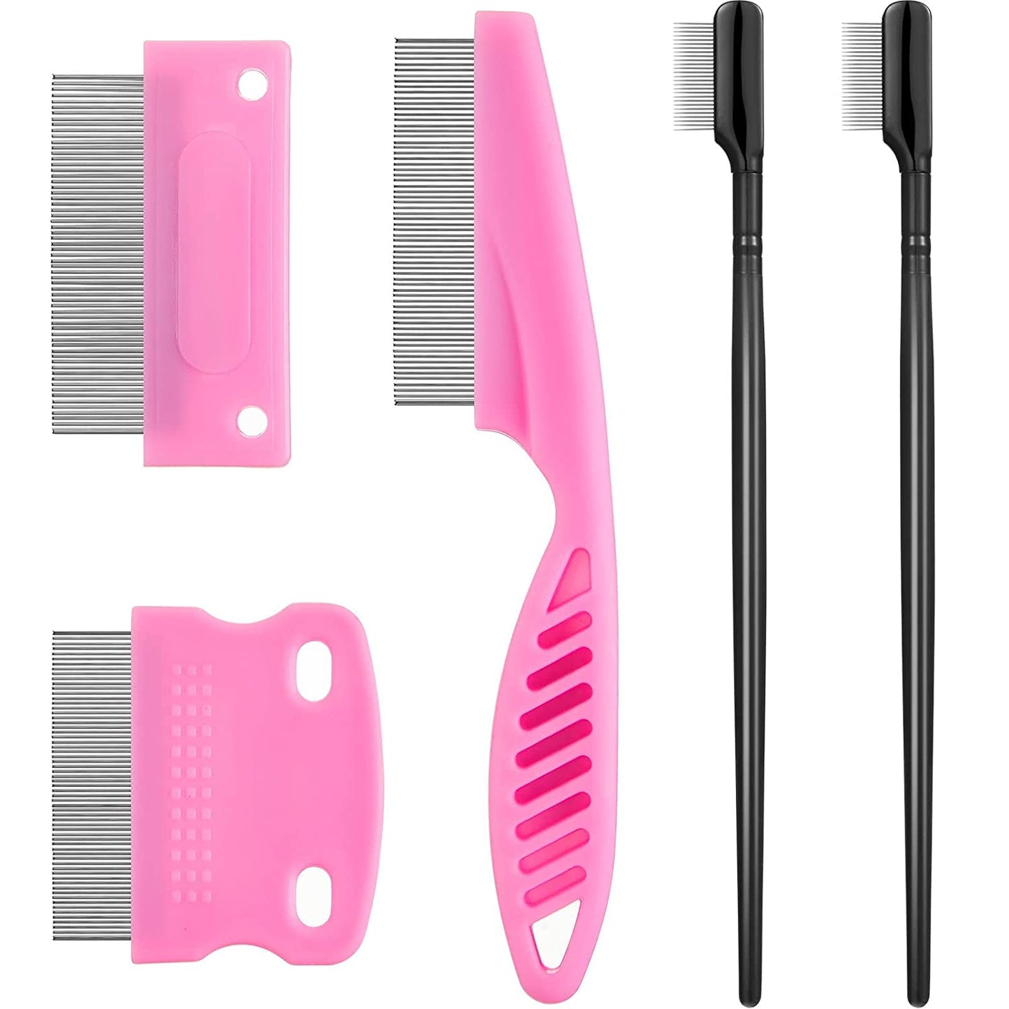 5 Pieces Multifunctional Pet Hair Comb Flea and Tear Stain Removal